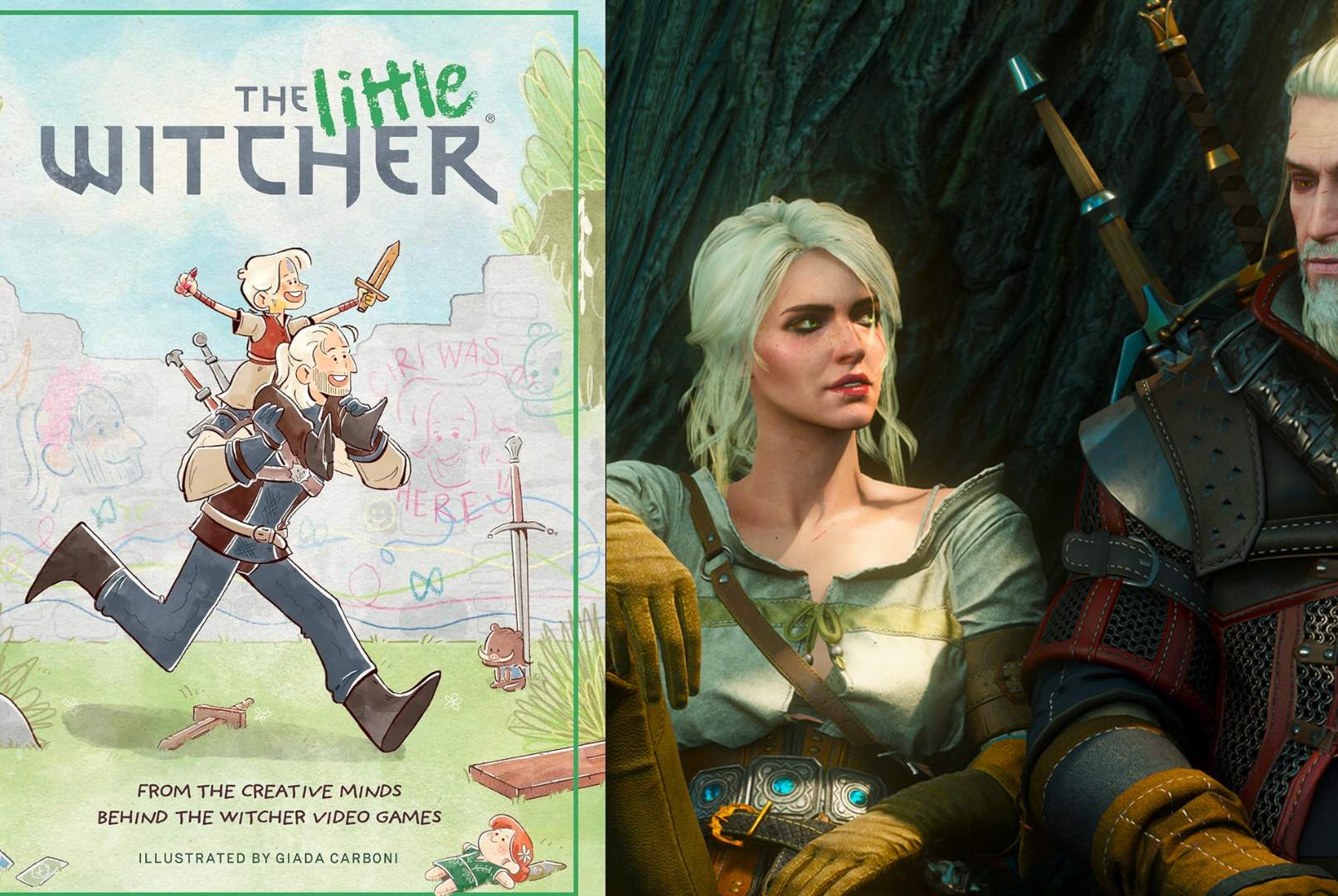 The Little Witcher is a comic collection about having a cool, monster-slaying dad